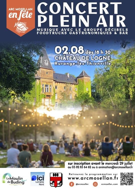 Concert plein air au Château