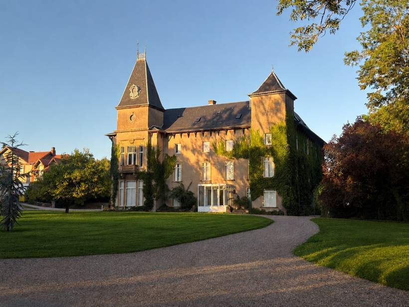 Fin de journée au château