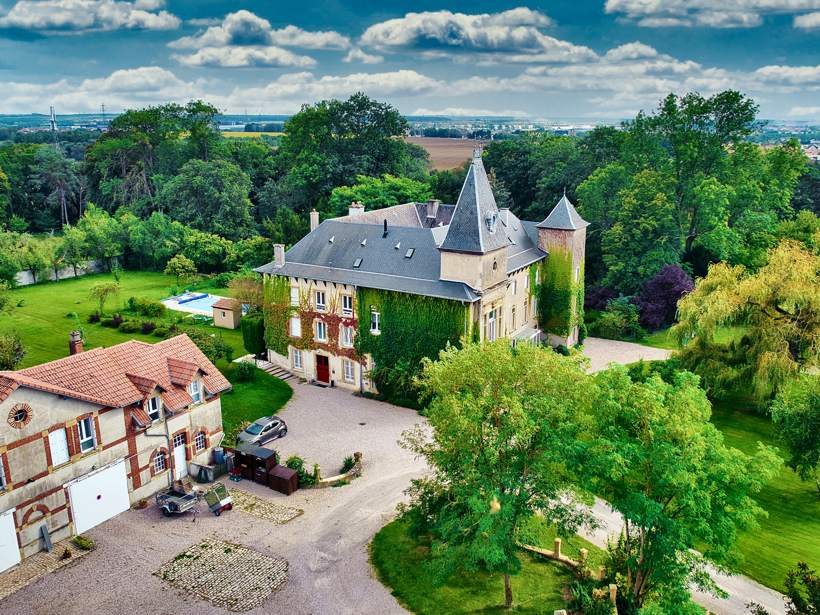 Le parc, vue zénithale
